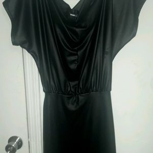 Leather dress